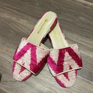 Pink sandals